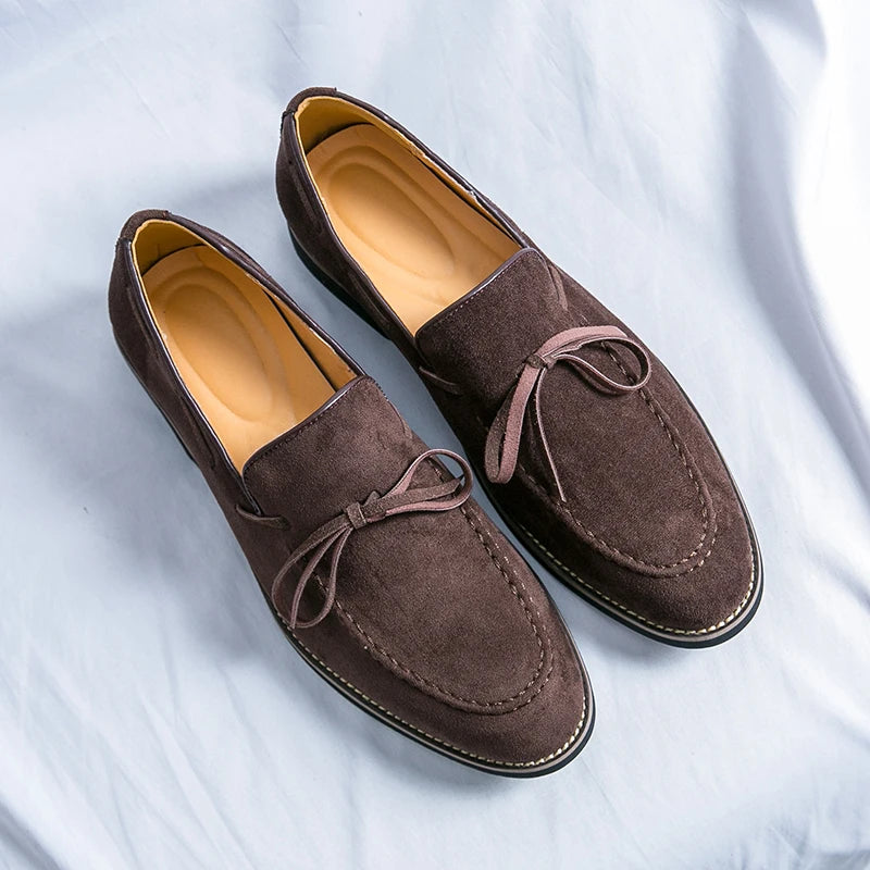 Suede Leather Loafers