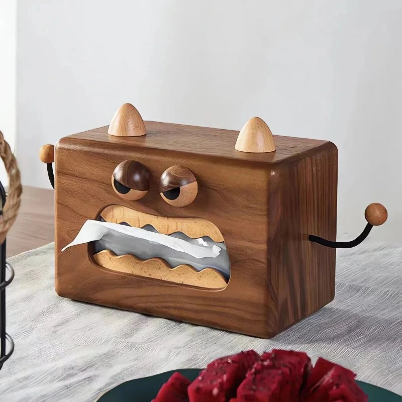 Grumpy Tissue Box