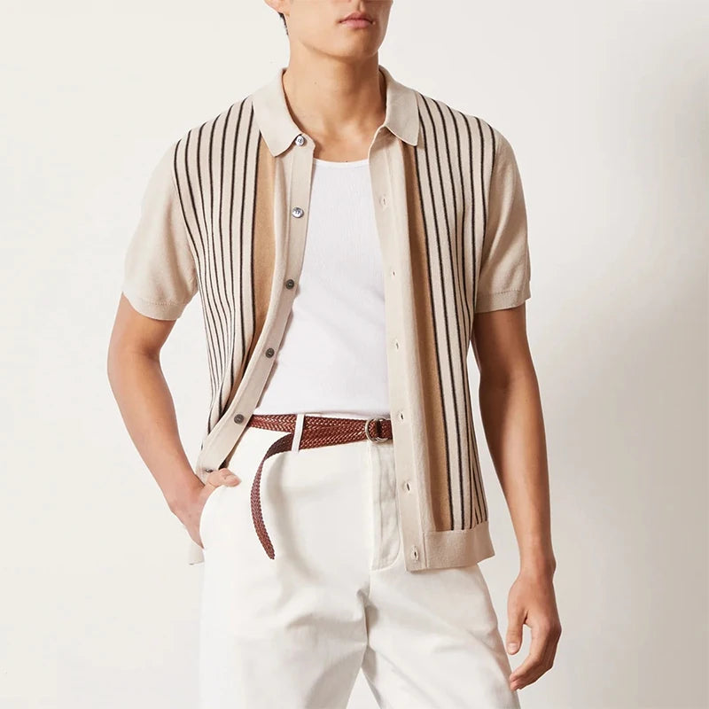 Virtus Striped Cardigan