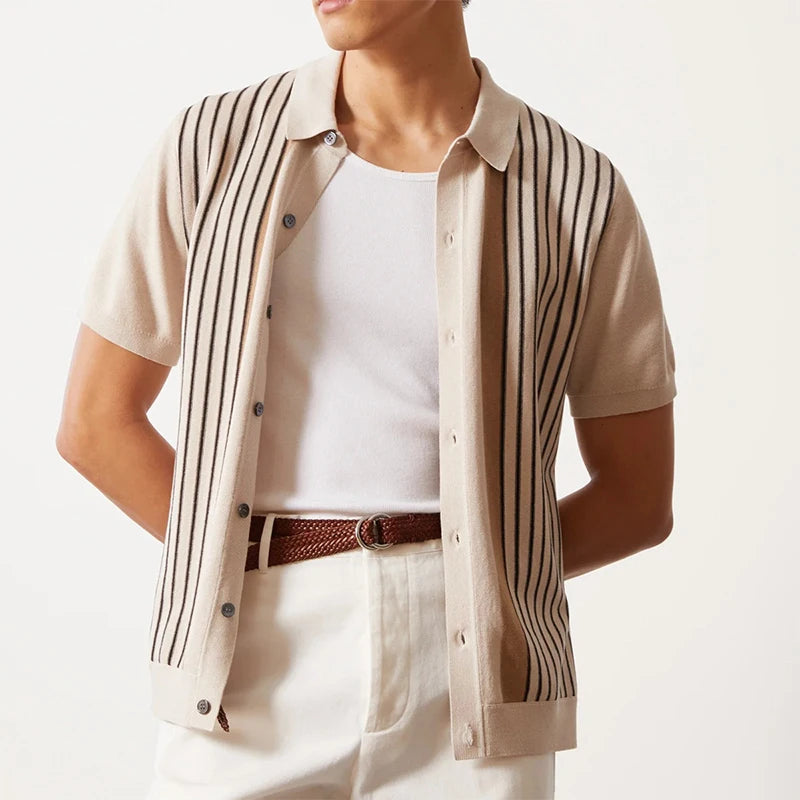 Virtus Striped Cardigan