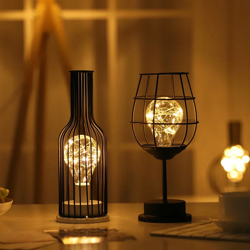 Vinum Farmhouse Style Lamp Decor