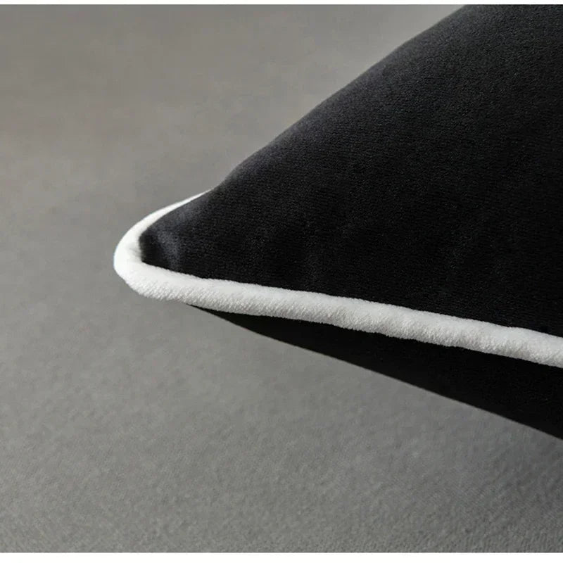 Black and White Nordic Style Pillow Covers