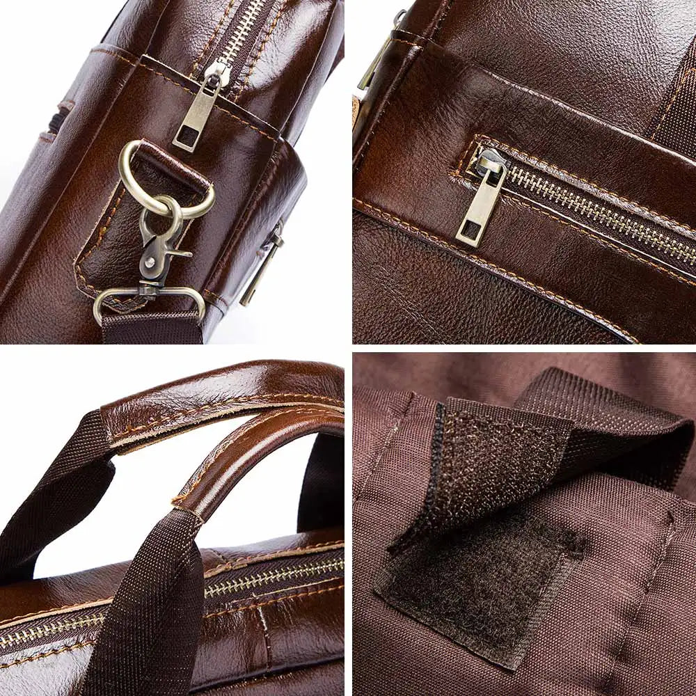 Calvini Leather Travel Bag