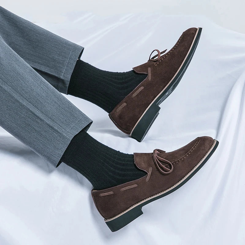 Suede Leather Loafers