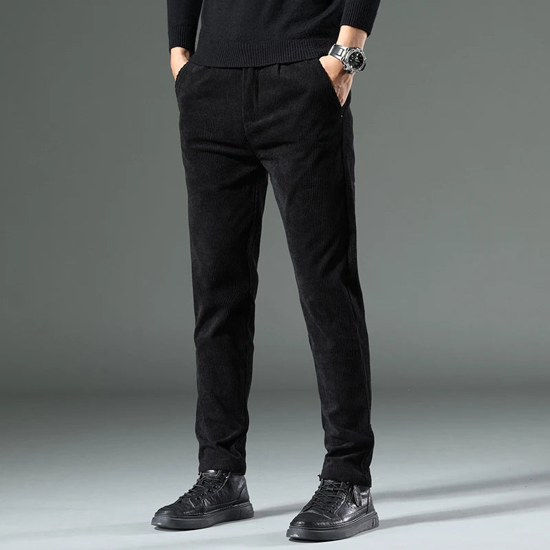 Calvini Slim-Fit Corduroy Pants