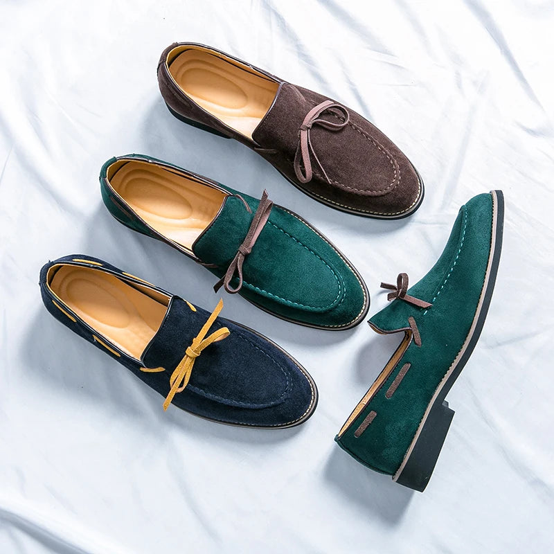 Suede Leather Loafers