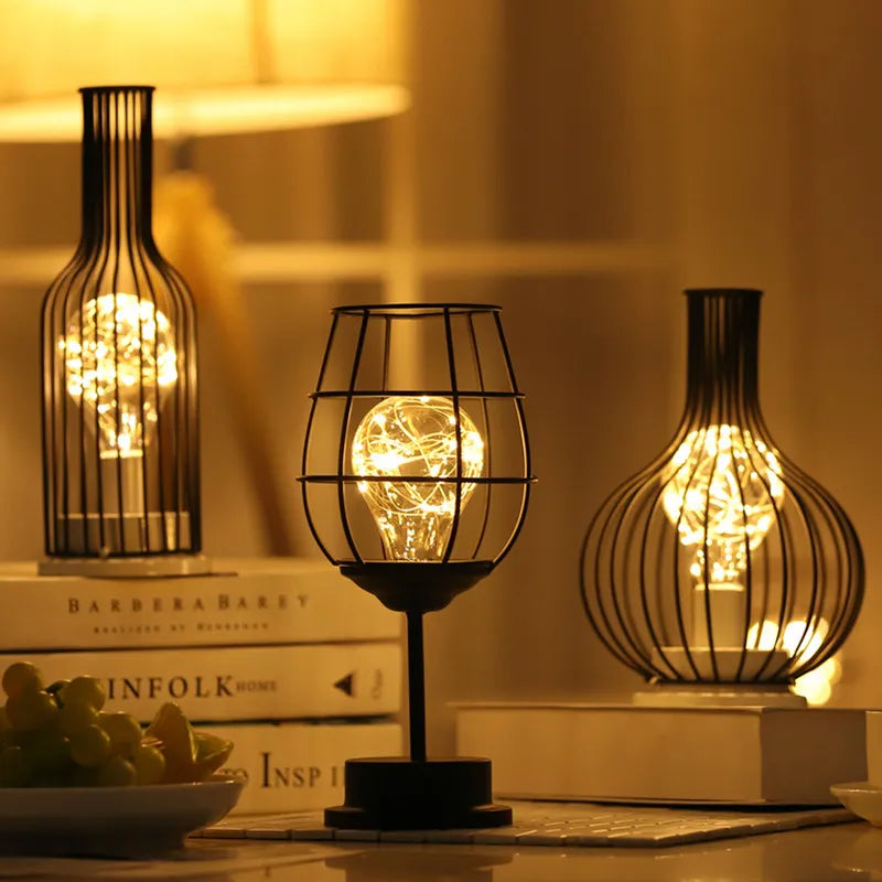 Vinum Farmhouse Style Lamp Decor