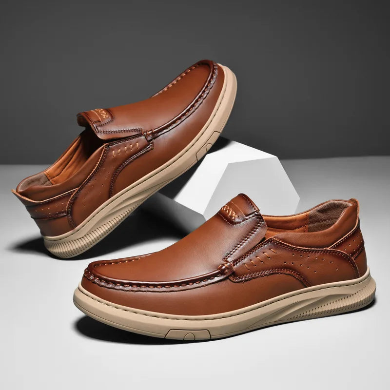 Stiloso Airy Leather Loafers