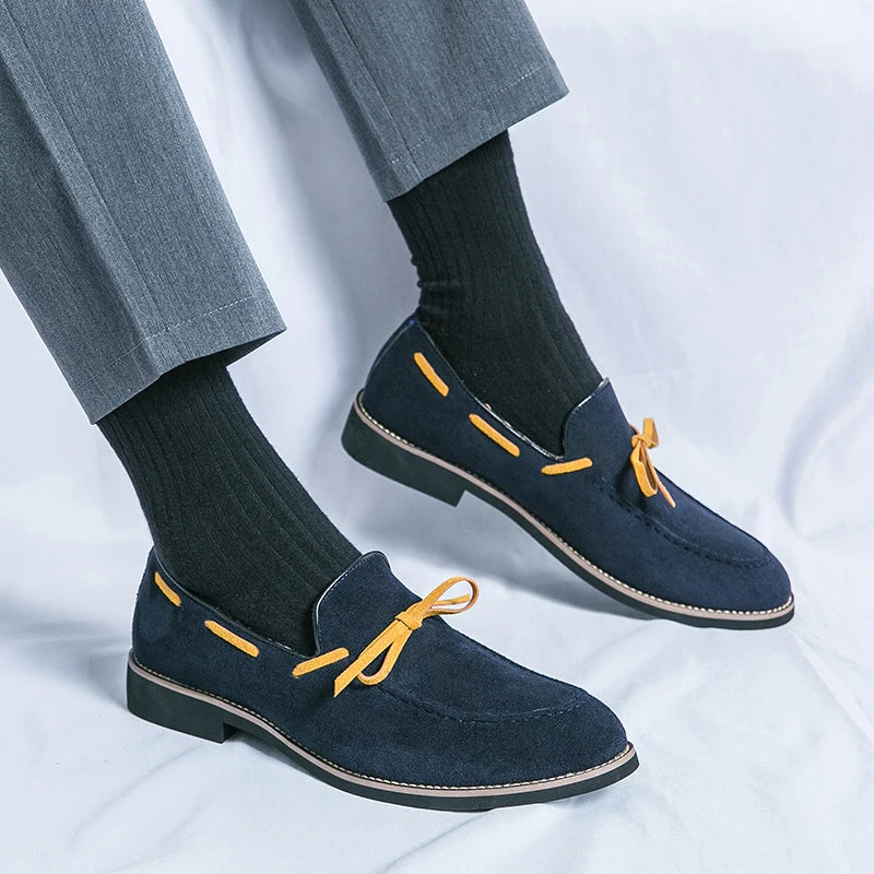 Suede Leather Loafers