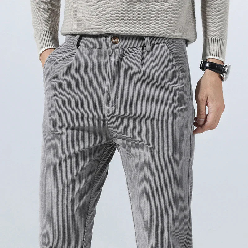 Calvini Slim-Fit Corduroy Pants