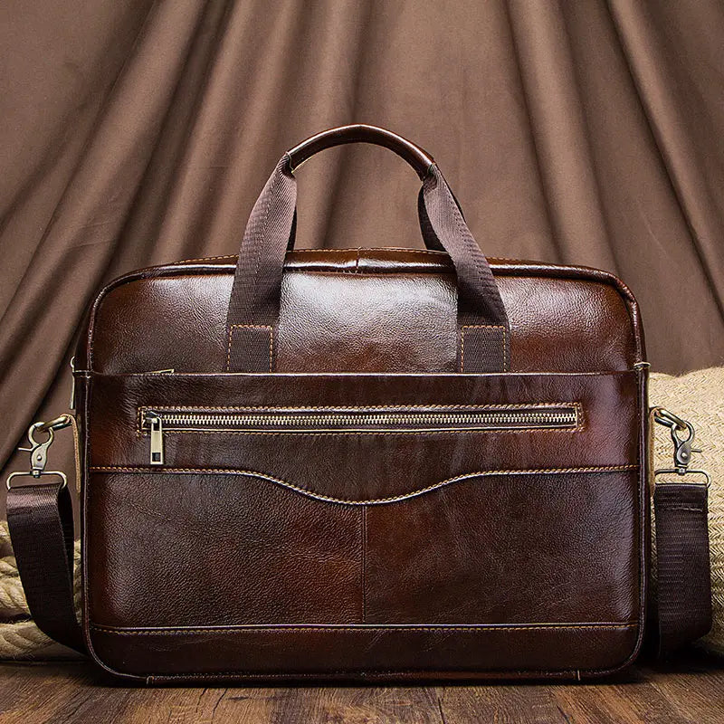 Calvini Leather Travel Bag