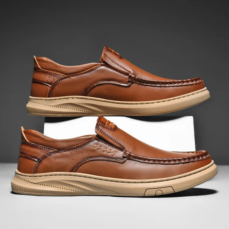 Stiloso Airy Leather Loafers